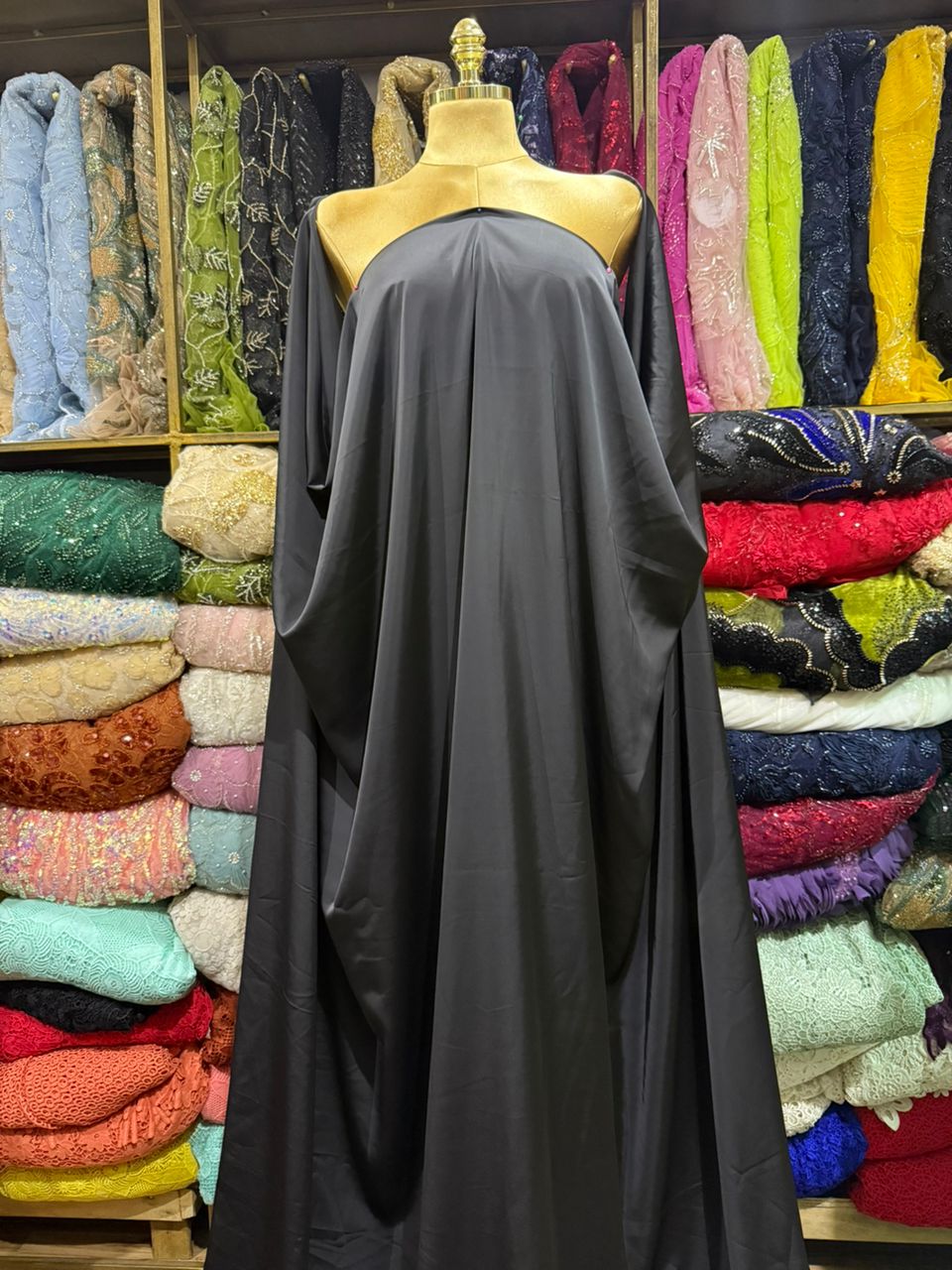 Dark Emerald Silk Fabric